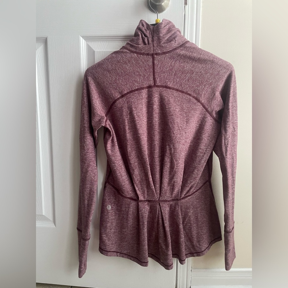 Lululemon Burgundy Long Sleeve Top